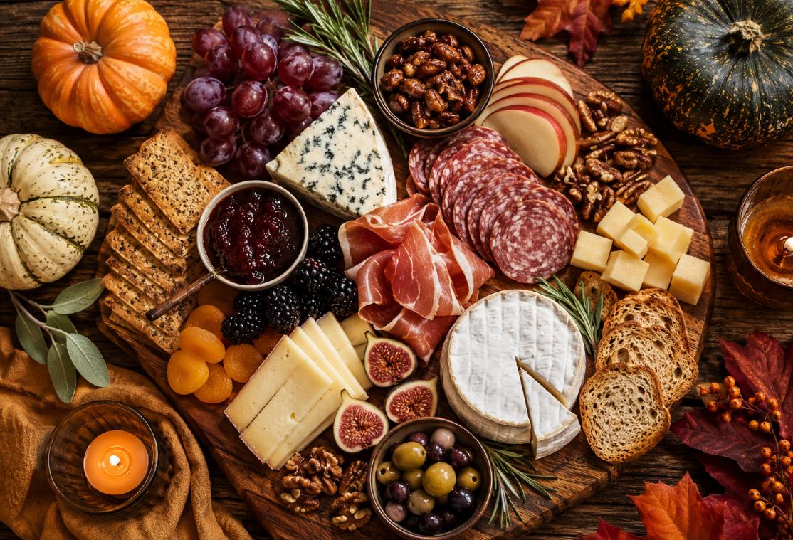 Autumn Charcuterie Board Gathering