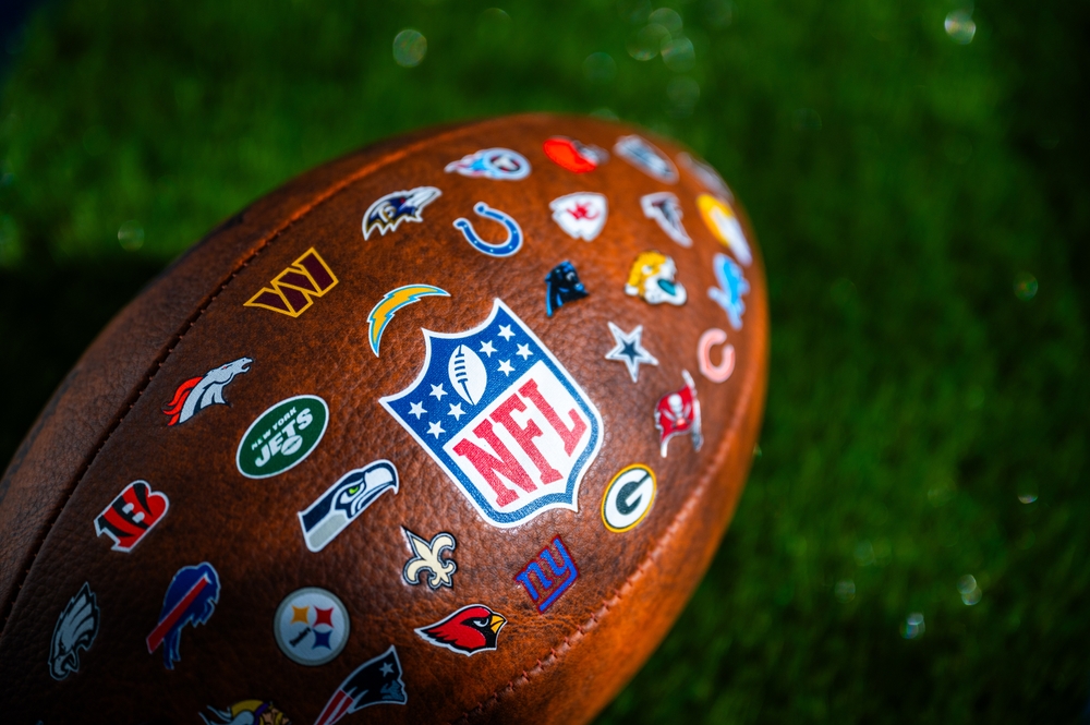 New,York,,Usa,,September,11,,2023:,Nfl,Football,Ball,,Logo